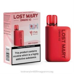 LOST MARY Budapest - D22L192 piros cseresznye LOST MARY DM600 X2 eldobható vape