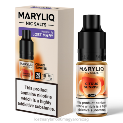 LOST MARY Budapest - D22L204 citrusos napkelte LOST MARY maryliq nic sók - 10 ml