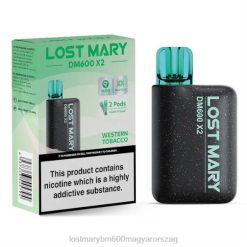LOST MARY Cigaretta - D22L195 nyugati dohány LOST MARY DM600 X2 eldobható vape