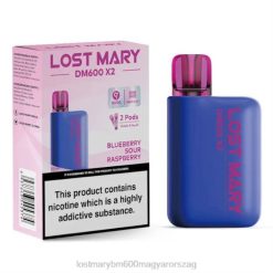LOST MARY Ízek - D22L196 áfonyás savanyú málna LOST MARY DM600 X2 eldobható vape